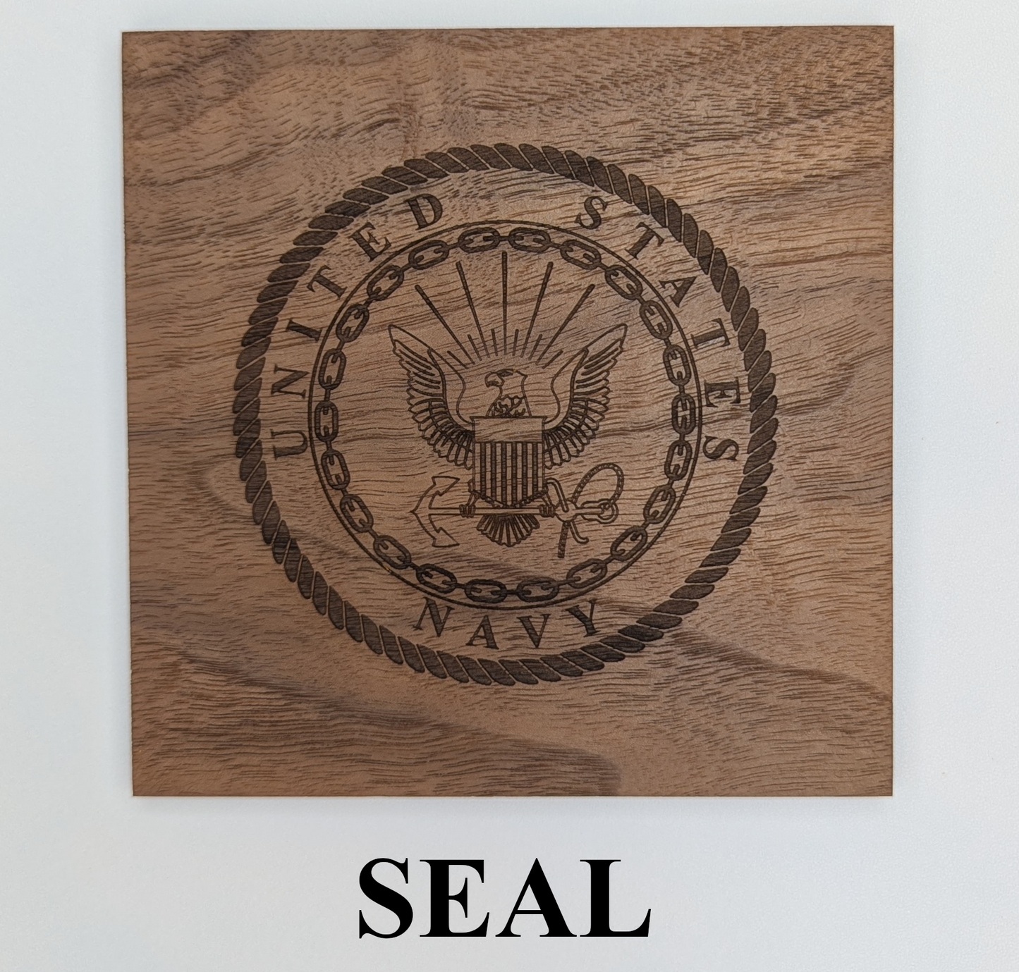 US Navy Service Member 21 Gun Solute Memorial - Standing Plaque