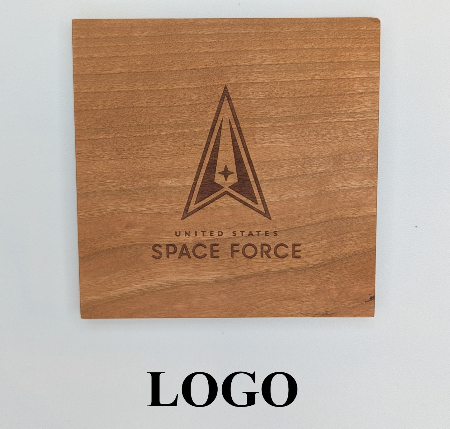 US Space Force Service Member 21 Gun Solute Memorial - Standing Plaque